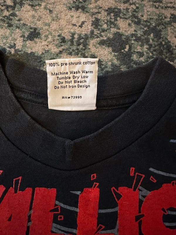 Metallica T-shirts 1993