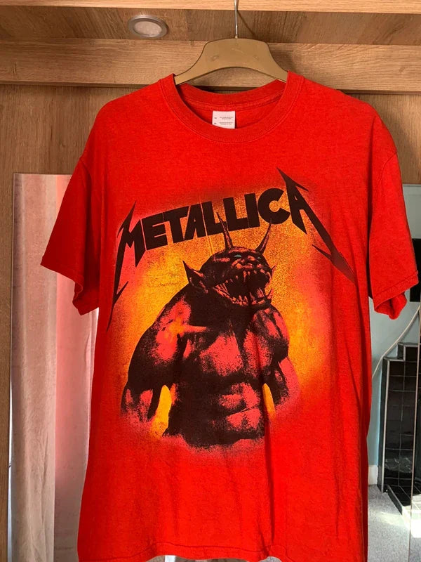 Metallica Jump In The Fire T-Shirt (Super Rare) M
