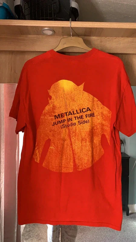 Metallica Jump In The Fire T-Shirt (Super Rare) M