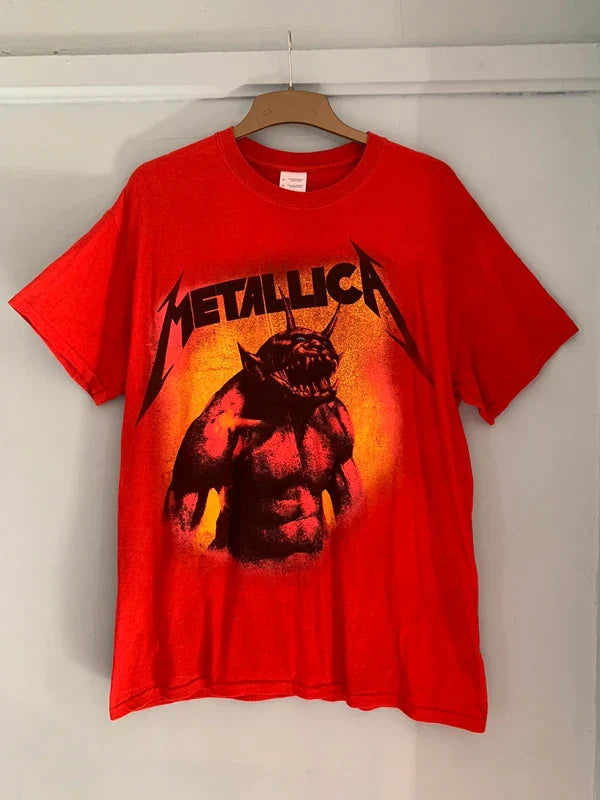Metallica Jump In The Fire T-Shirt (Super Rare) M