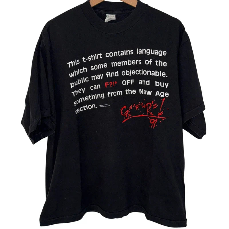 Vintage 90s 1991 Guns N’ Roses Use Your Illusion T-Shirt, Large, Single Stitch - Very Rare
