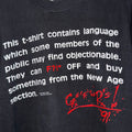 Vintage 90s 1991 Guns N’ Roses Use Your Illusion T-Shirt, Large, Single Stitch - Very Rare