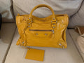 Authentic Balenciaga City Bag in Medium (Mustard Yellow)