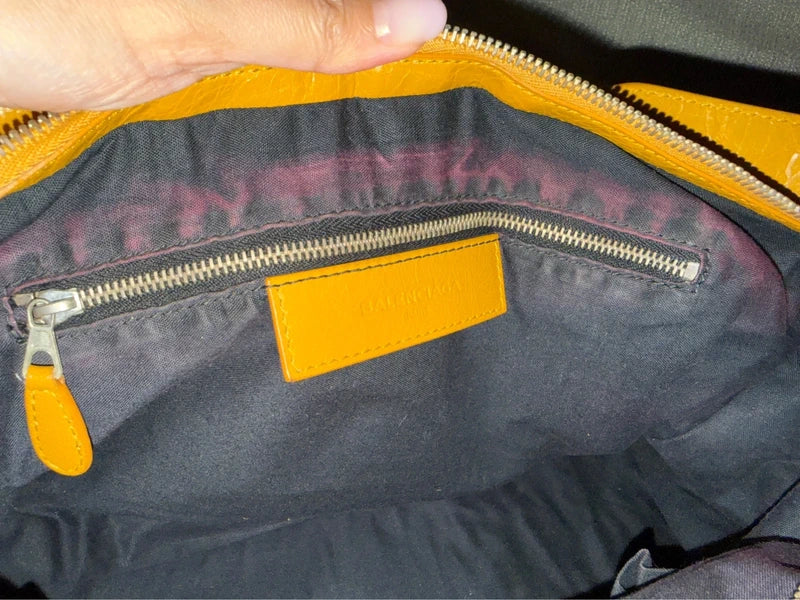 Authentic Balenciaga City Bag in Medium (Mustard Yellow)