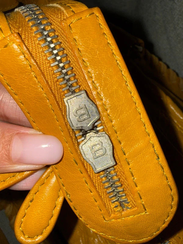 Authentic Balenciaga City Bag in Medium (Mustard Yellow)