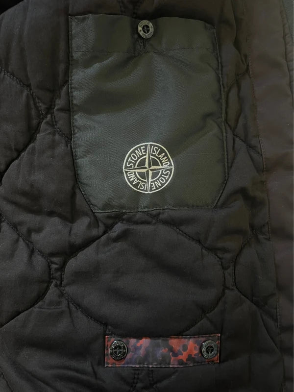 Stone Island Raso Gommato Red Camo Print-OVD Size XL