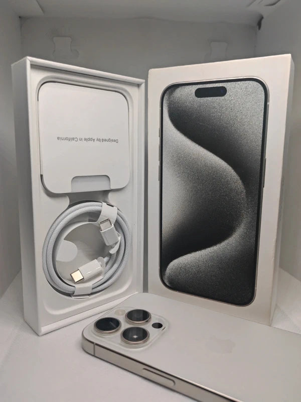 Apple iPhone 15 Pro 128GB White Titanium, SIM, Unlocked