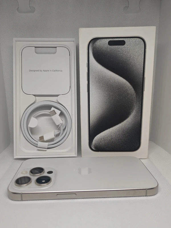 Apple iPhone 15 Pro 128GB White Titanium, SIM, Unlocked