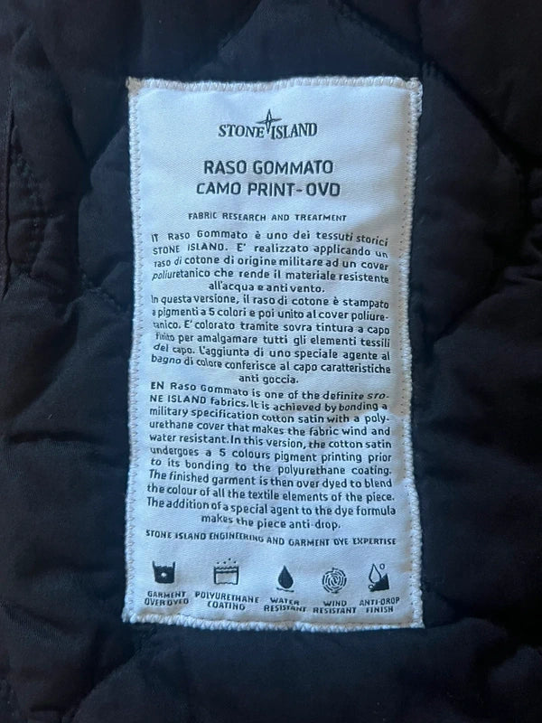 Stone Island Raso Gommato Red Camo Print-OVD Size XL