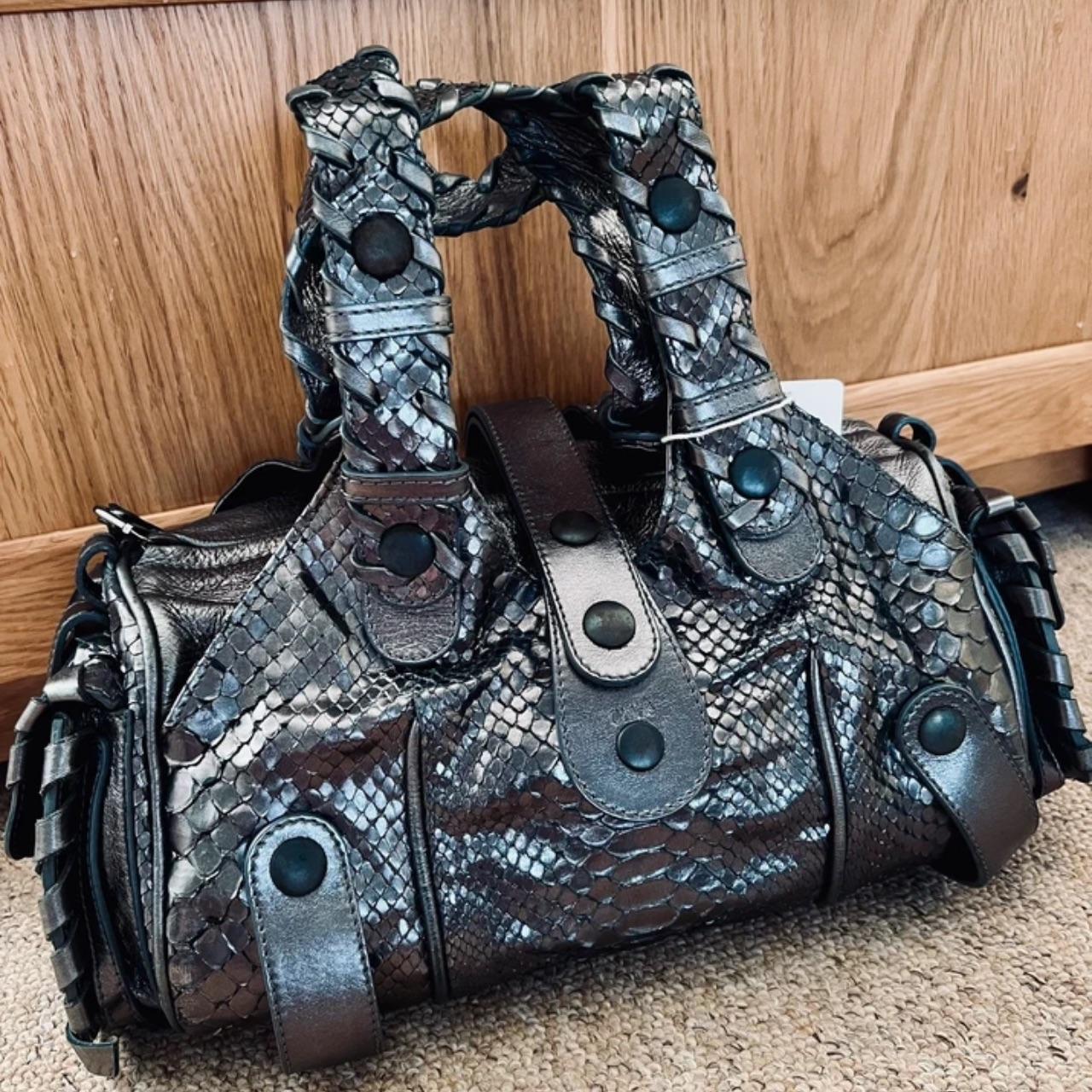 100% Authentic Chloe Silverado Python