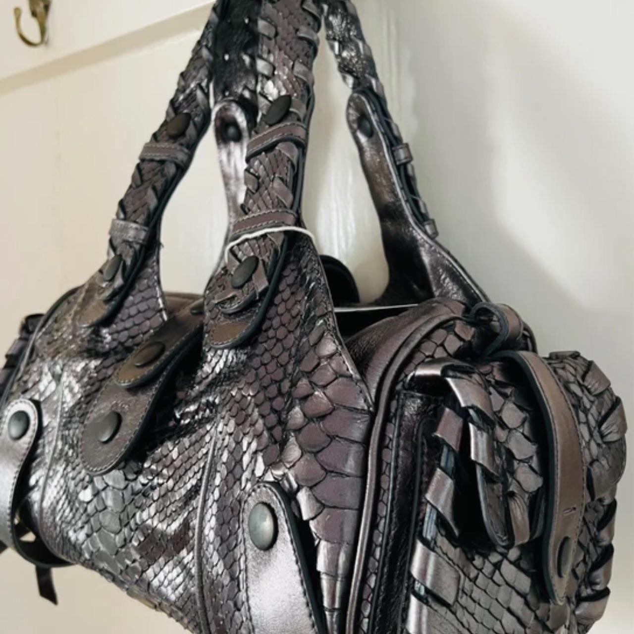 100% Authentic Chloe Silverado Python
