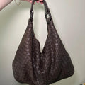 Bottega Veneta Intrecciato Brown Hobo One Shoulder Bag