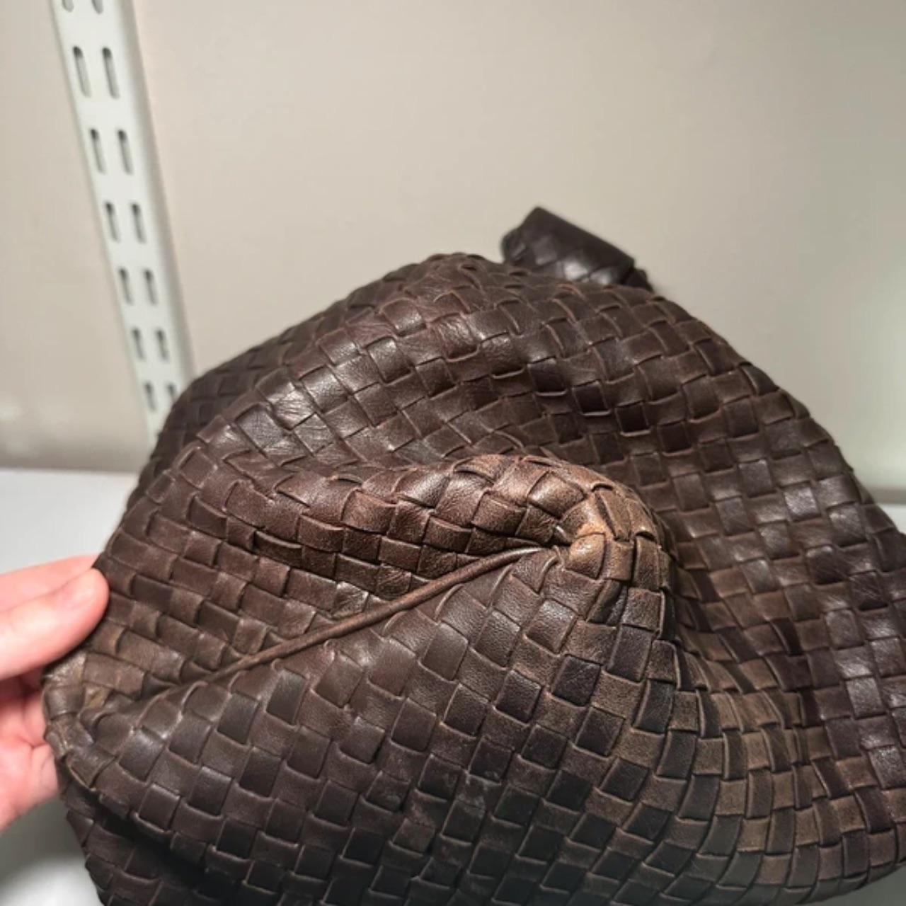 Bottega Veneta Intrecciato Brown Hobo One Shoulder Bag
