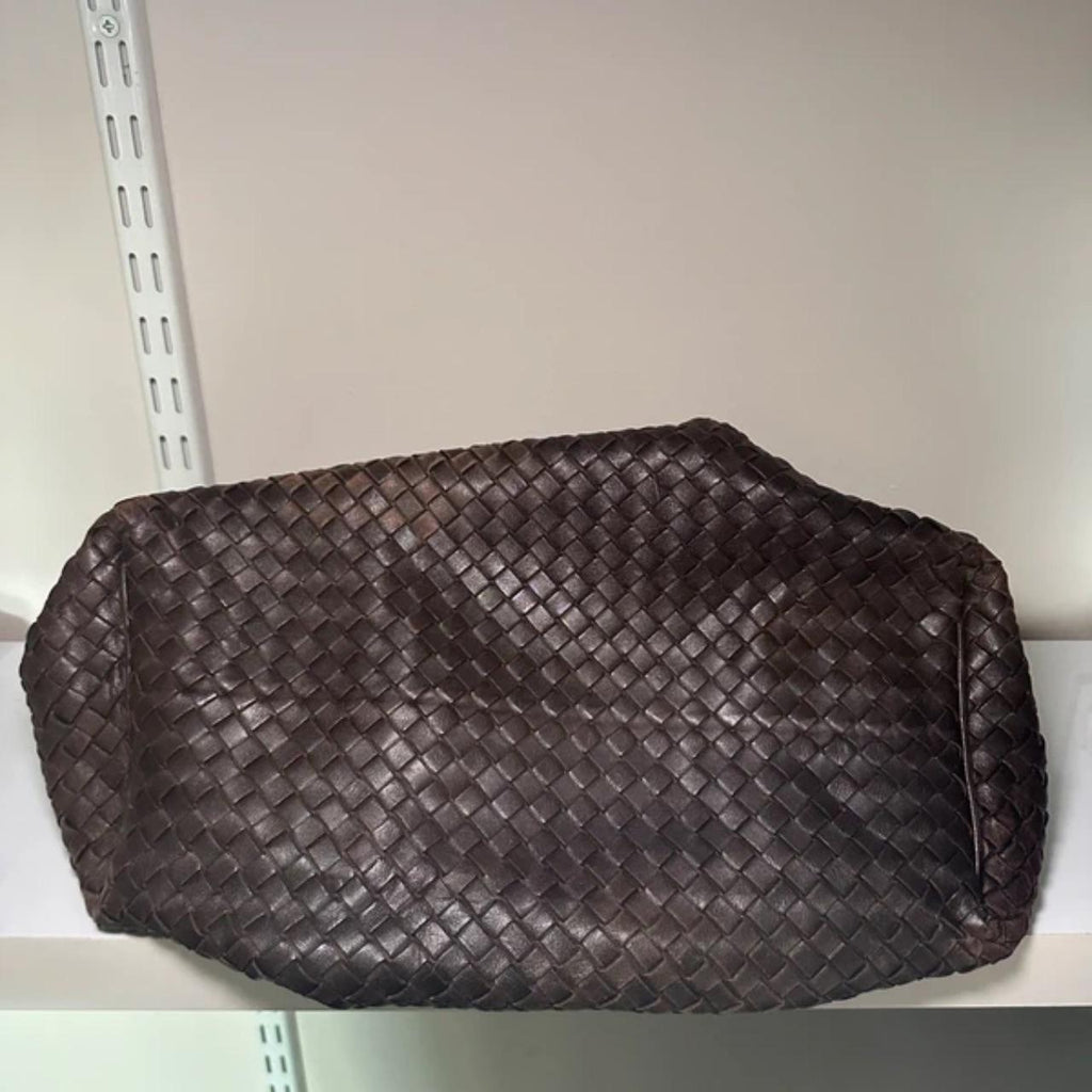 Bottega Veneta Intrecciato Brown Hobo One Shoulder Bag