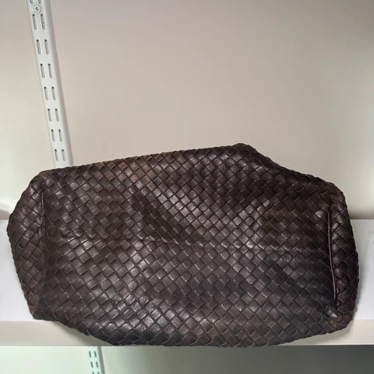 Bottega Veneta Intrecciato Brown Hobo One Shoulder Bag