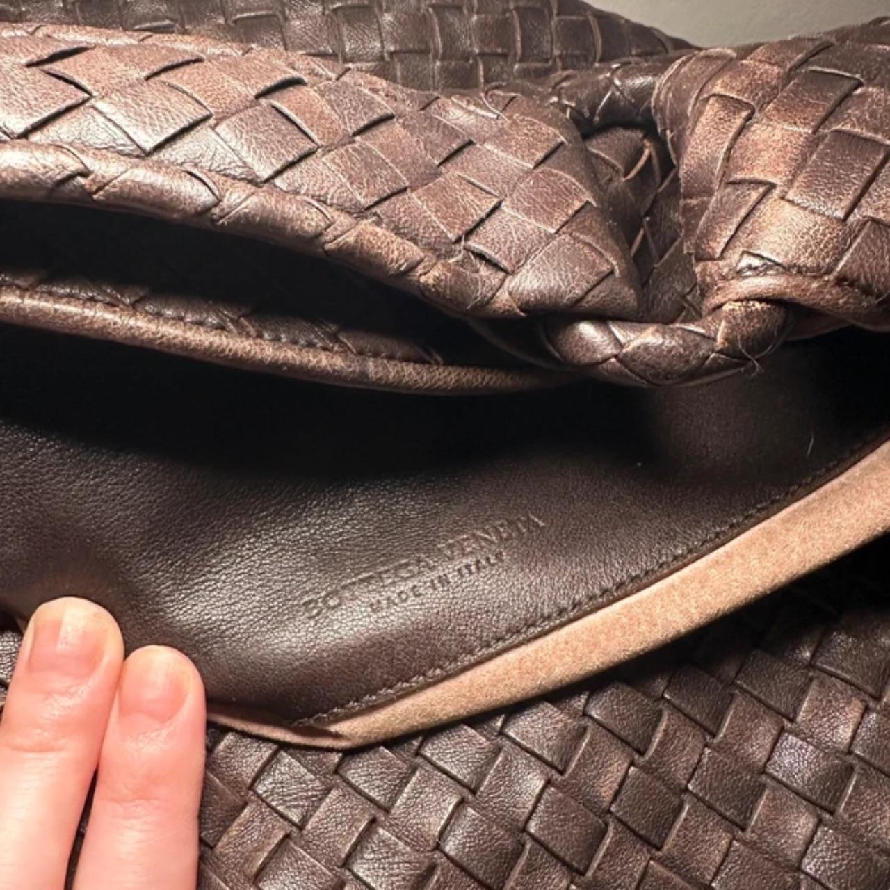 Bottega Veneta Intrecciato Brown Hobo One Shoulder Bag