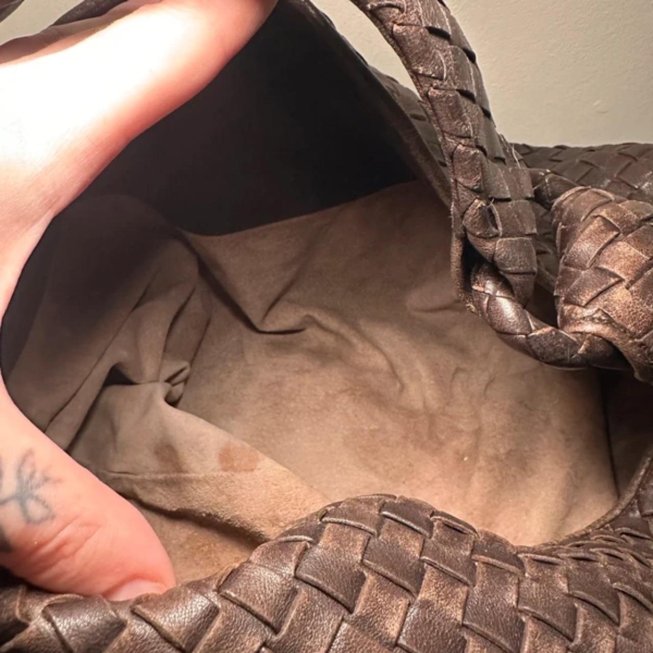 Bottega Veneta Intrecciato Brown Hobo One Shoulder Bag