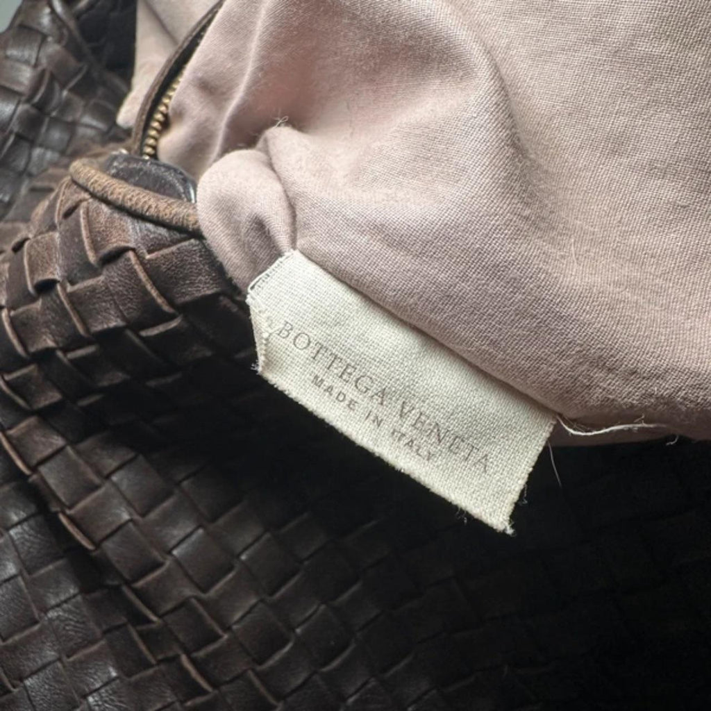 Bottega Veneta Intrecciato Brown Hobo One Shoulder Bag