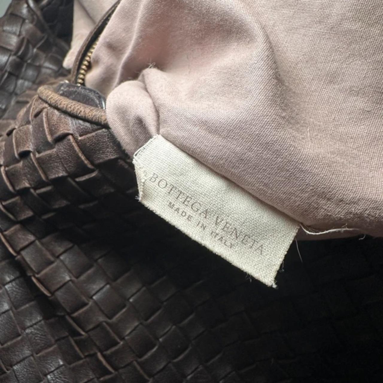 Bottega Veneta Intrecciato Brown Hobo One Shoulder Bag